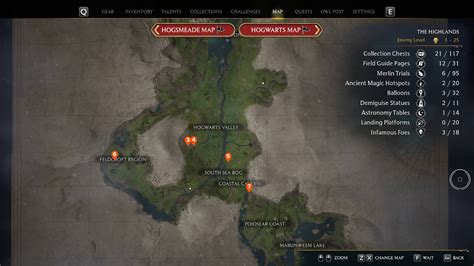 All Hogwarts Legacy Infamous Foes locations